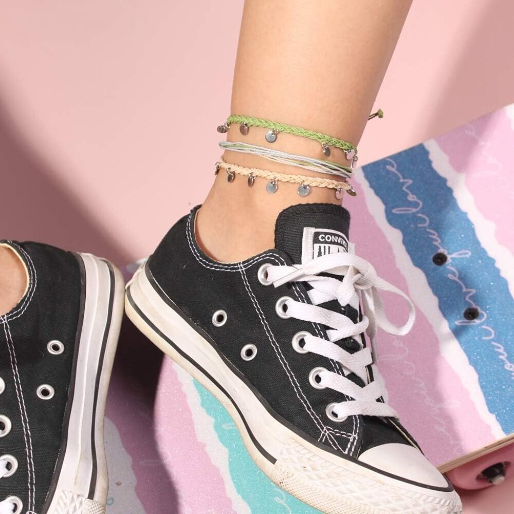 String Ankle Bracelets Waterproof Rope Anklets Br… - image 2